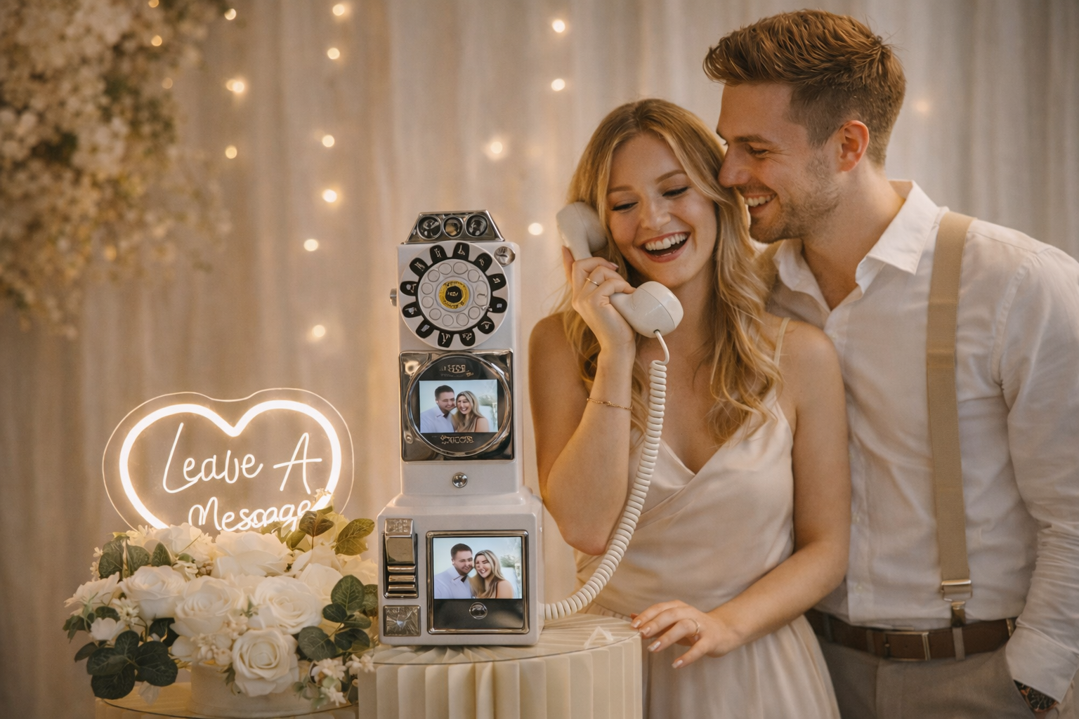 Video-Gästebuch mit Telefonhörer von Rent4Fun mieten